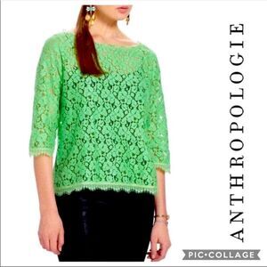 Anthropologie Weston Wear Lace Top